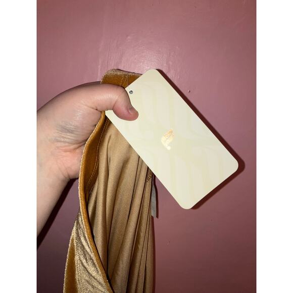 NWT Fabletics brown Ema high waisted silhouette velour leggings size 2X - Picture 5 of 7